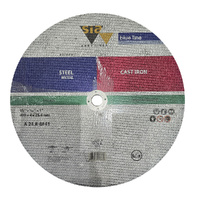 SIA Cut Off Wheel 400x4x25.4mm A 24 R-BF41 Grit Steel Metal Cast Iron 0020.6648