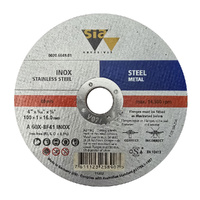 SIA Inox Cut Off Grinding Wheel 100x1x16mm Stainless Steel A 60X-BF41 0020.6649