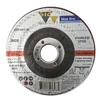 SIA Inox Grinding Wheel 115x6x22.23mm A20/24 P-BF27 Stainless Steel 0020.6653
