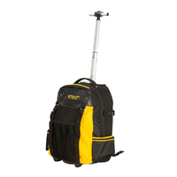 Stanley Tool Backpack On Wheels Dual Zipper Tool Storage Bag 1-79-215