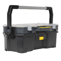 Stanley 600mm/24" Tote with Top Organiser Tool Box Storage 1-97-514