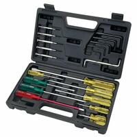 STANLEY 20PCE SCREWDRIVER ACCESSORIES SET + CARRY CASE #65-750