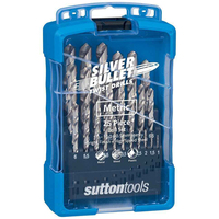Sutton 25Pcs Silver Bullet Jobber Point Drill Bit Set Metrics M3 HSS D101SM3