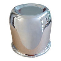 1 x Extreme Wheels OD 108mm x 92mm Long Centre Cap Domes Chrome Car 4x4 SUV