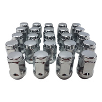 24 x Extreme 12x1.25 Chrome Acorn Wheels Lug Nut Mag Steel fits 4x4 Nissan Car
