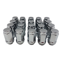 24 x Extreme 12x1.5 Long Chrome Acorn Wheel Nut Mag Steel fits Holden Honda Mitsu