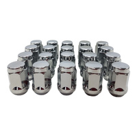 20 x Extreme 1/2" 35mm Chrome Acorn Wheels Lug Nut Mag Steel fit Ford Falcon