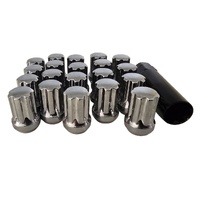 20 x Extreme 14x1.5 Chrome Spline Wheel Nuts fits VE Holden Landcruiser + Socket